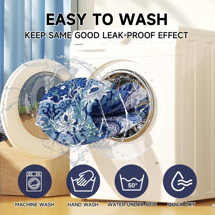 Washable Pee Pads for Dogs, 2 Pack Reusable Puppy Pads 89×89cm Super Absorbent Quick Dry Dog Trainin
