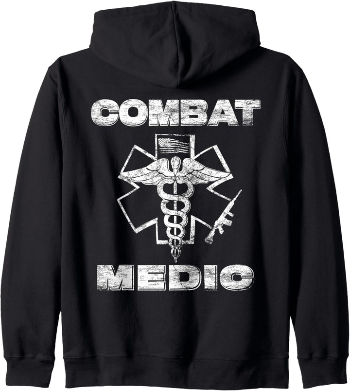 Militär Kampfmedic Vintage Style Veteran Medic Active Kapuzenjacke