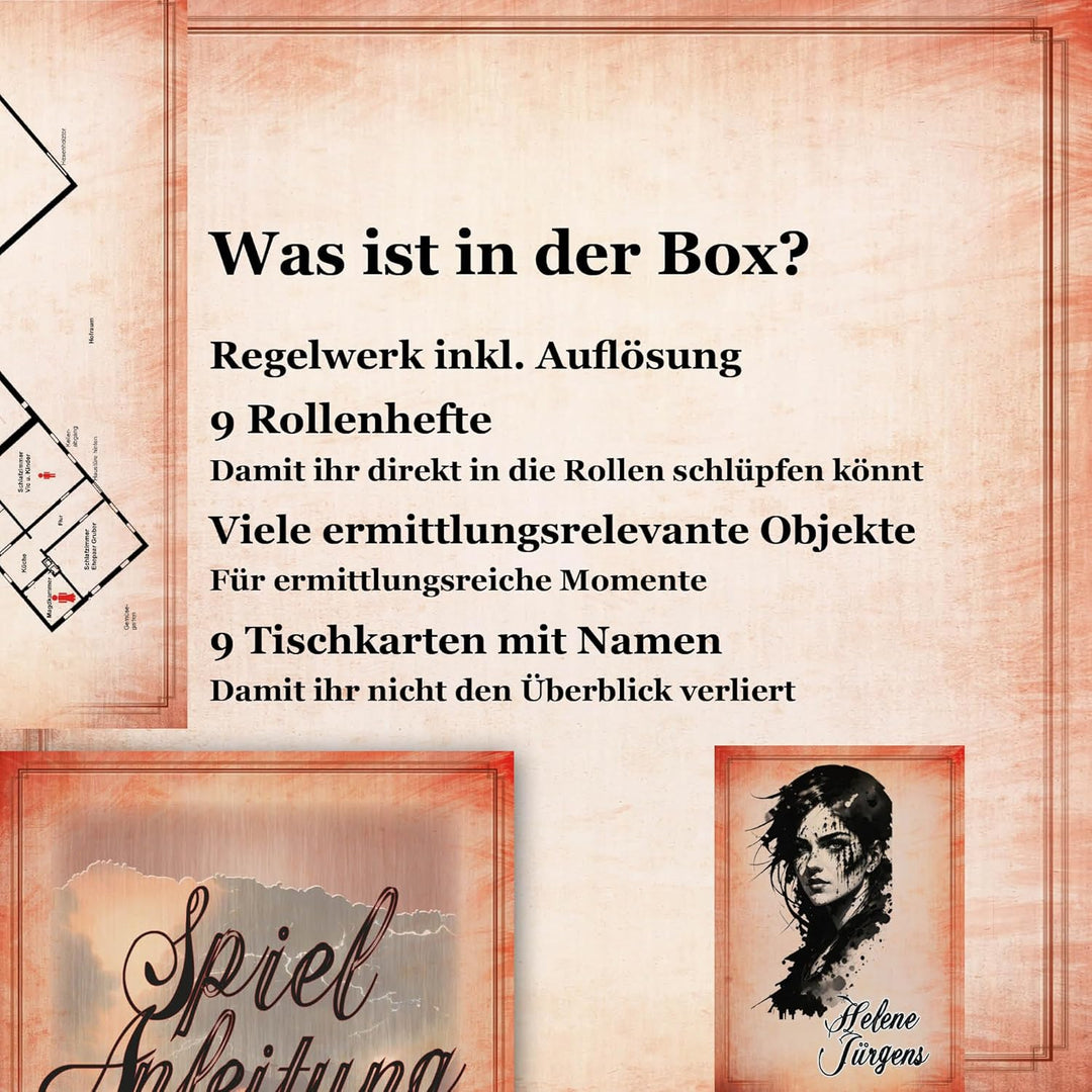 Samhain VERLAG - Real Crime Dinner - Nacht des Wahnsinns für 7-9 Spieler, ab 16 Jahre