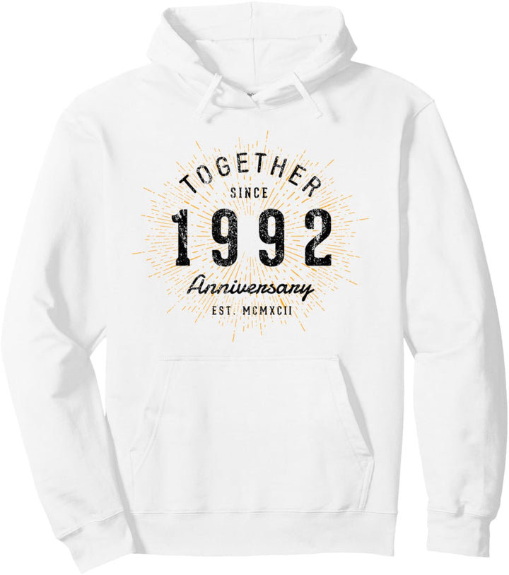 Zusammen seit 1992 Jahrestag Pullover Hoodie