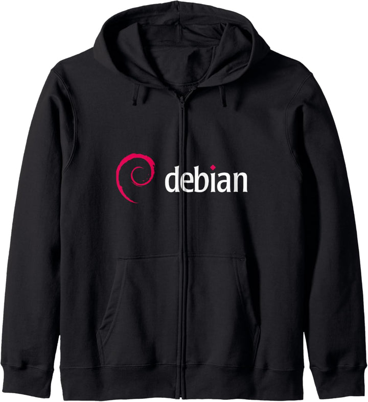 Debian Betriebssystem Linux Tux Plugin Programmierer Kapuzenjacke