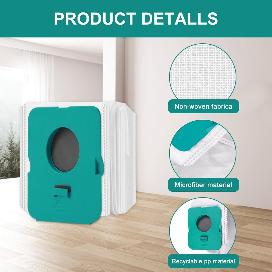 10 Stück für Samsung Bespoke Jet VCA-ADB95 Staubbeutel-Staubsauger-Set, für Samsung -Schmutzbeutel,