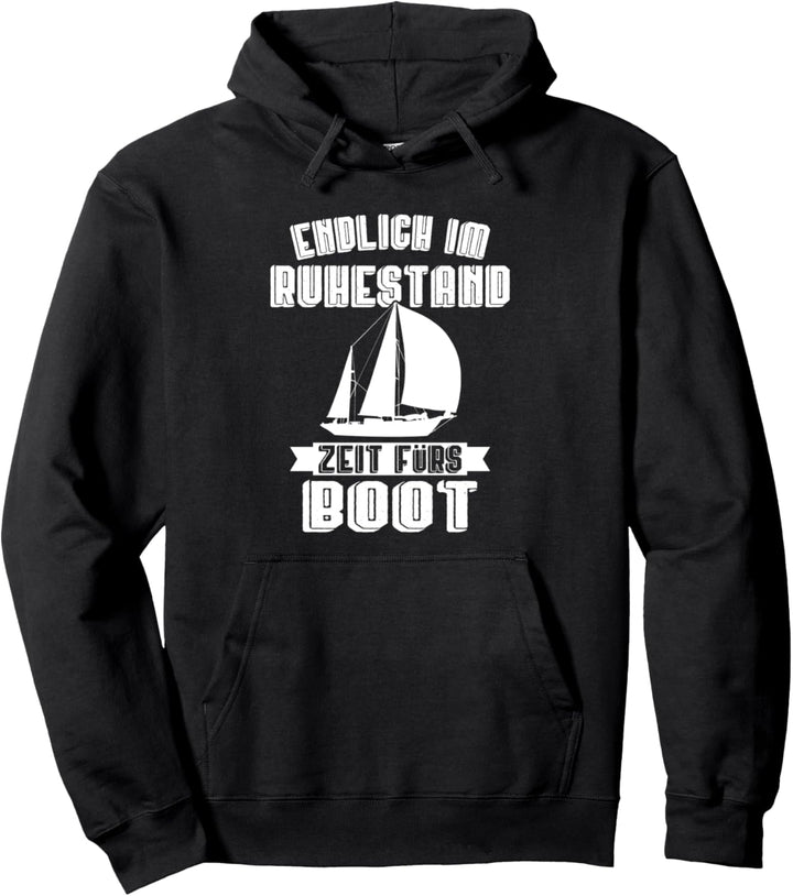 Rentner Boot Bootfahren Motorboot Pullover Hoodie