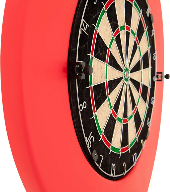 Dart Set, Dardboard, LED Ringlicht, Selbstheilende Umrandung, Befestigungsständer, Höhenverstellbare