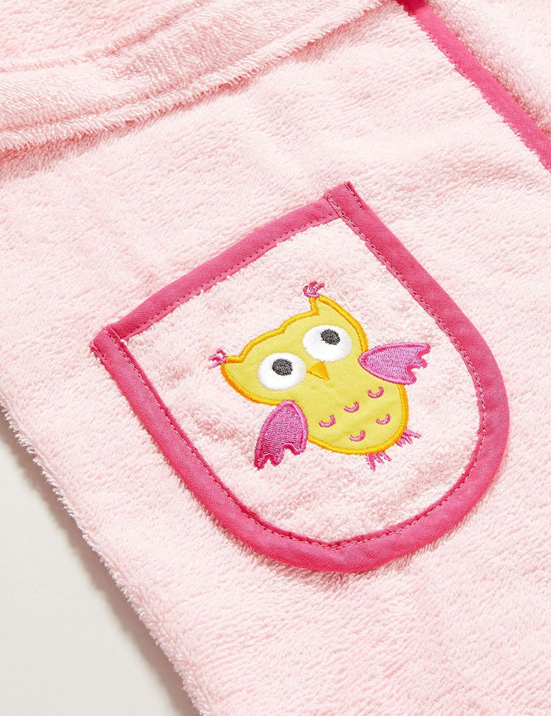 Playshoes Unisex Kinder Frottee-Bademantel Morgenmantel 122-128 Eule, 122-128 Eule