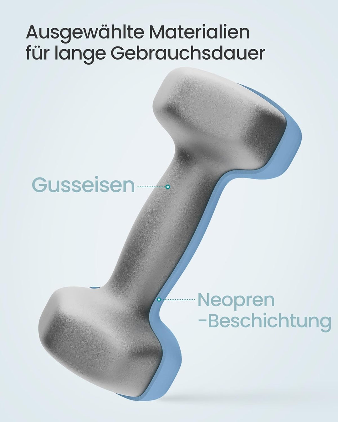 SONGMICS 2 Stück Hexagon Hanteln mit Neoprenbeschichtung für Krafttraining, Fitness, Zuhause 2 x 3 k