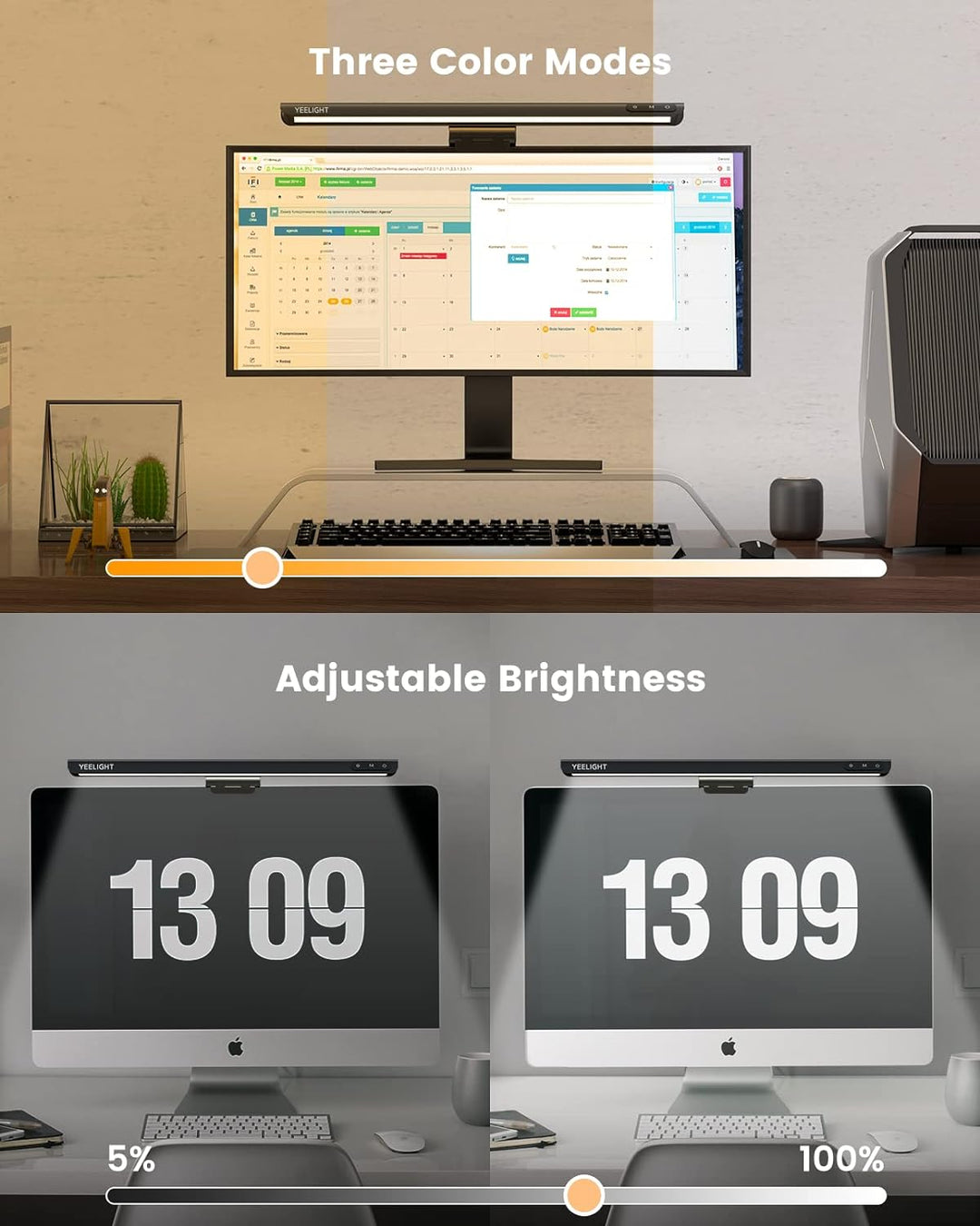 Yeelight Computer Monitor Light Bar, Computer Monitor Lampe, Laptop Monitor LED Lampe USB Bildschirm