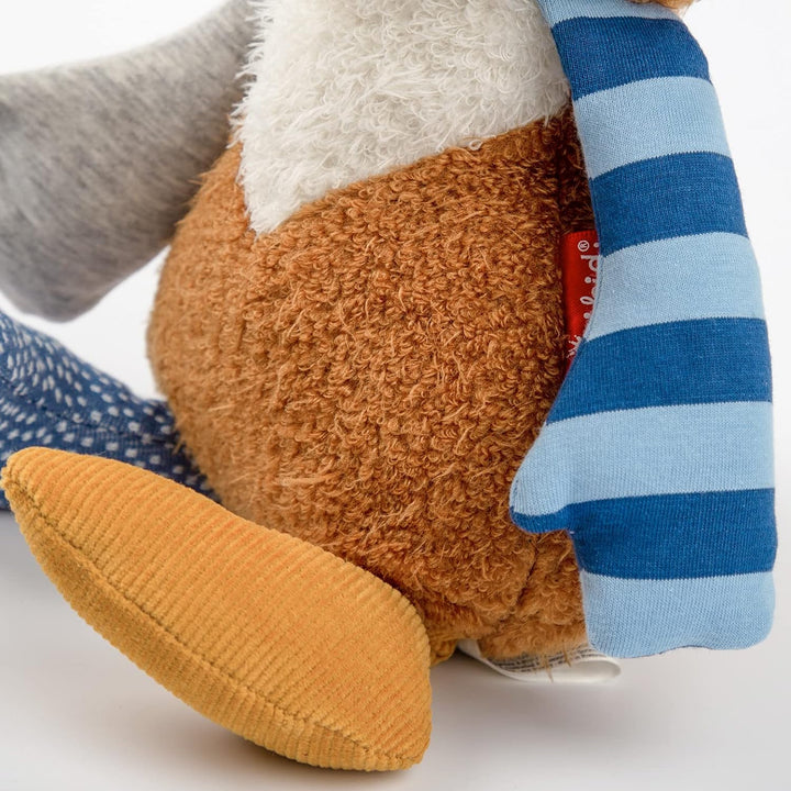 sigikid 39824 Patchwork Stofftier, Mehrfarbig/Fuchs