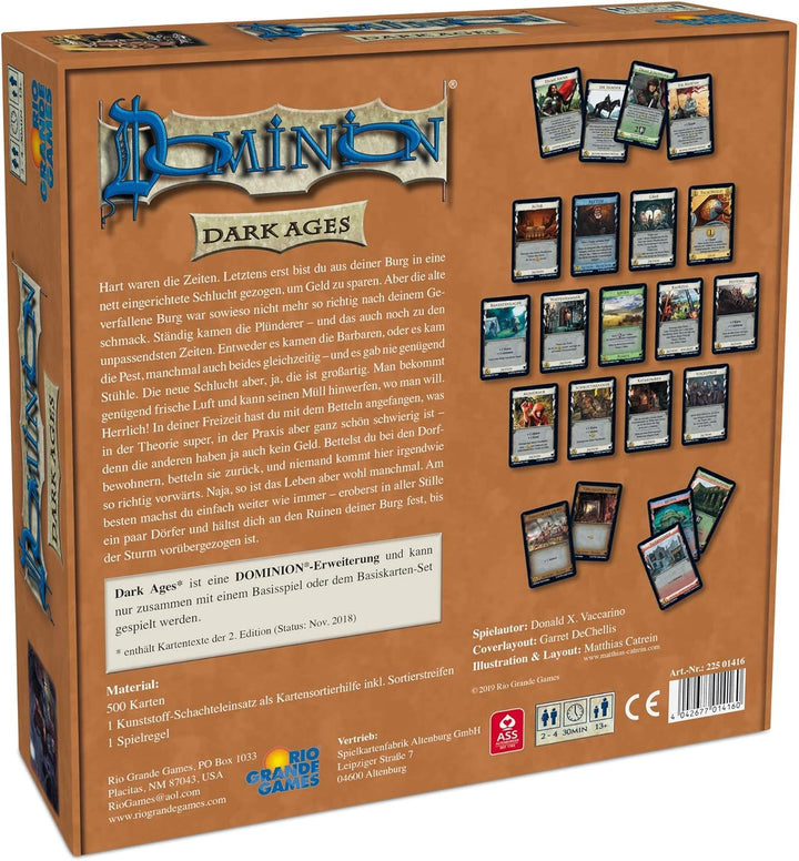 Dominion Erweiterung Dark Ages Dominion: Dunkle Zeitalter, Dominion: Dunkle Zeitalter