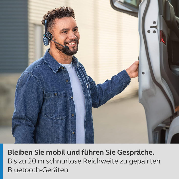Jabra BlueParrott B250-XTS SE Bluetooth 5.0 On-Ear-Mono-Headset - für lärmintensive Umgebungen - 91%