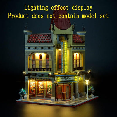 GEAMENT LED Licht-Set Kompatibel mit Lego Palace Cinema - Beleuchtungsset für Creator 10232 Baumodel