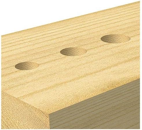 Trend CraftPro Dübelbohrer-Fräser, 1/4 Zoll Schaft, 5 mm Schnittdurchmesser & 35 mm Schnittlänge, Ha