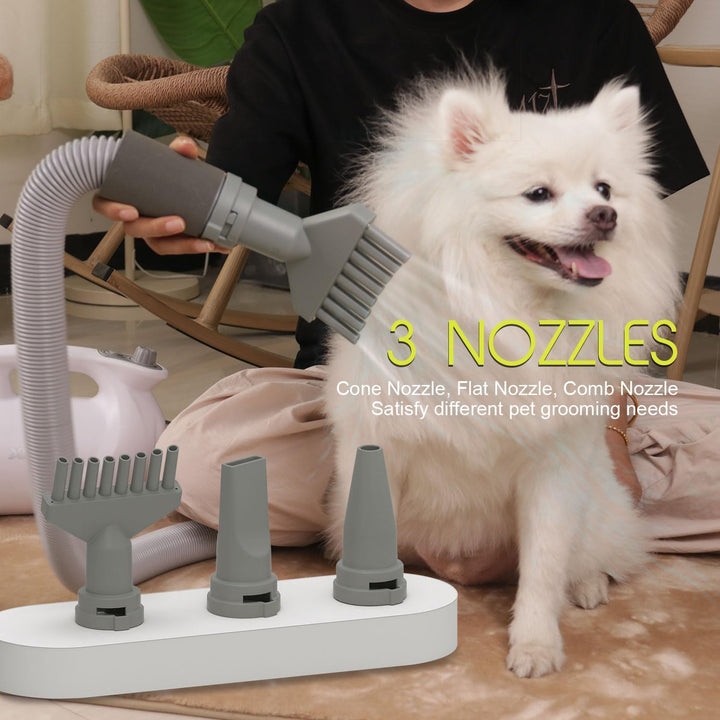 Dog Vacuum & Dryer for Shedding Grooming Quiet & Safe Grooming Set for All Dogs, Cats and Pets (B-11