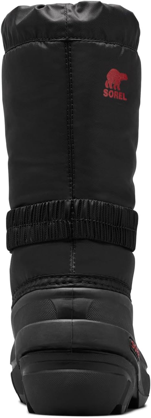 Sorel Flurry Winterstiefel für Kinder 32 EU Schwarz Black X Bright Red Youth, 32 EU Schwarz Black X