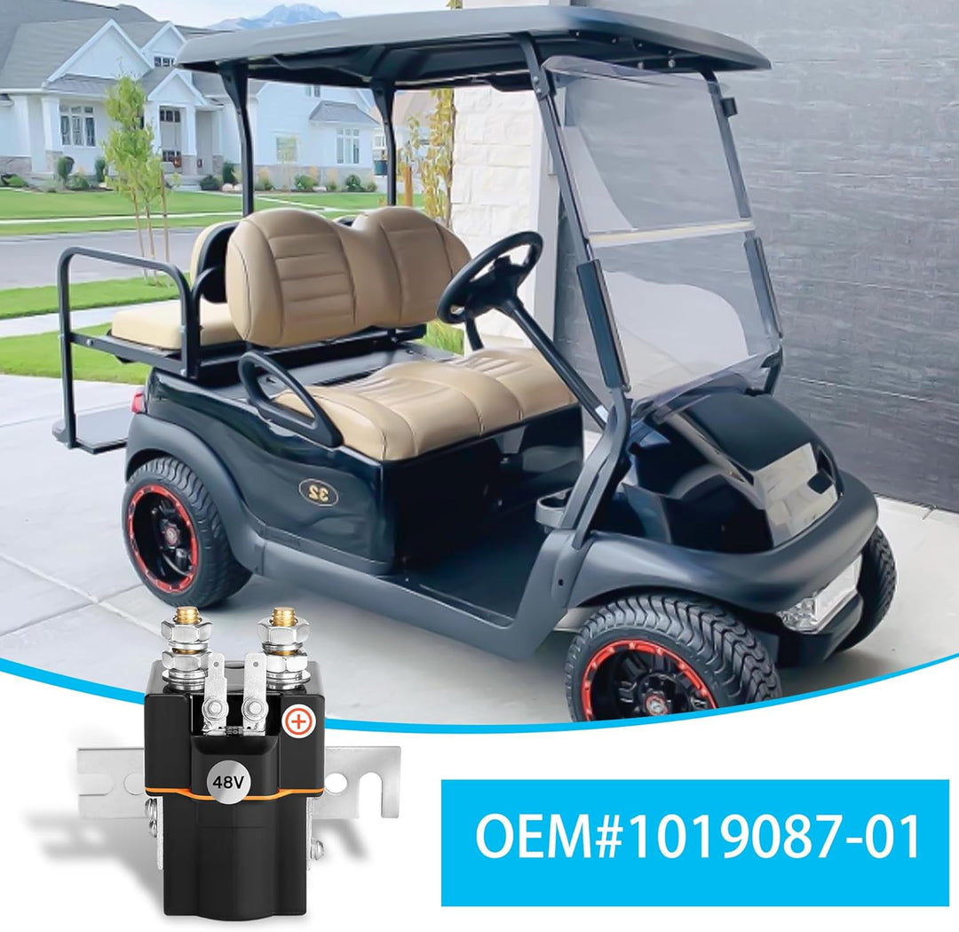 10L0L Albright Magnetmagnet 48 V, 4 Klemmen, für Club Car DS & Precedent 2000 Up Elektro-Golfwagen O