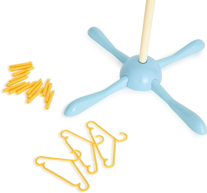 Casdon 61450 Wash Day Set Toy Pretend Steam Iron and Laundry Basket!,Pastel, Aged 3+ Pastellfarben,