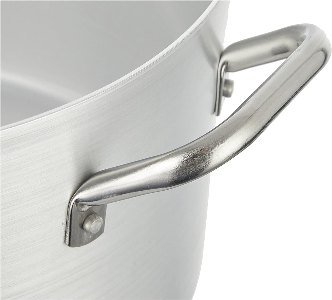 Pentole Agnelli Kasserolle aus Aluminium mit 2 Griffen, Edelstahl 32 cm, 32 cm