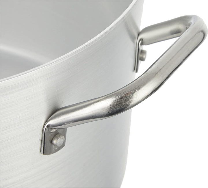 Pentole Agnelli Kasserolle aus Aluminium mit 2 Griffen, Edelstahl 32 cm, 32 cm