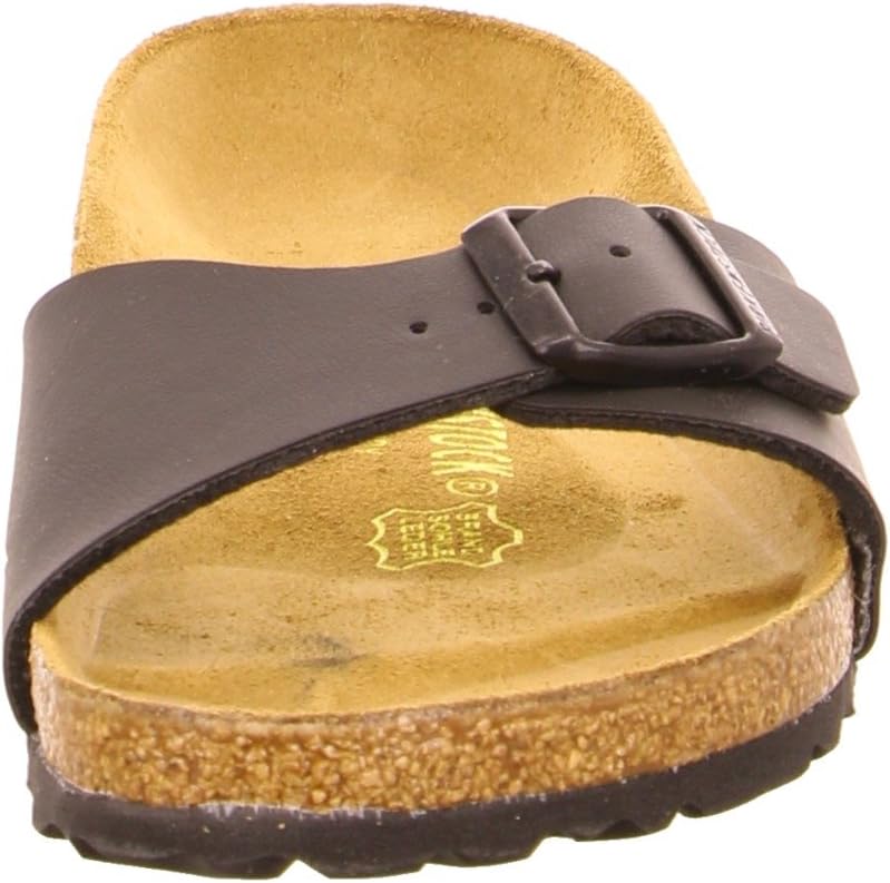 Birkenstock Madrid 40623, Unisex - Erwachsene Clogs & Pantoletten aus Birko-Flor 38 EU Schmal Schwar