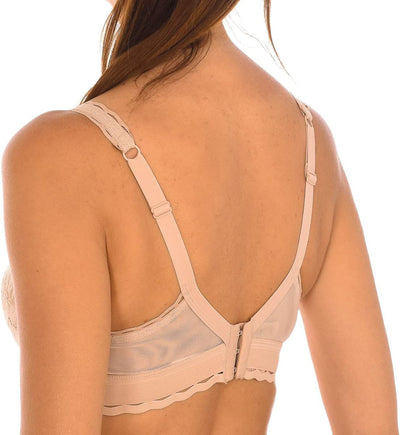 Playtex Damen Soutien-Gorge Cœur Croisé Féminin Recyclé BH 100E Beige, 100E Beige