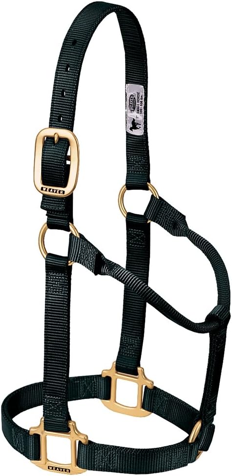 Weaver Leather, nicht verstellbares Halfter Schwarz Large Horse, Schwarz Large Horse