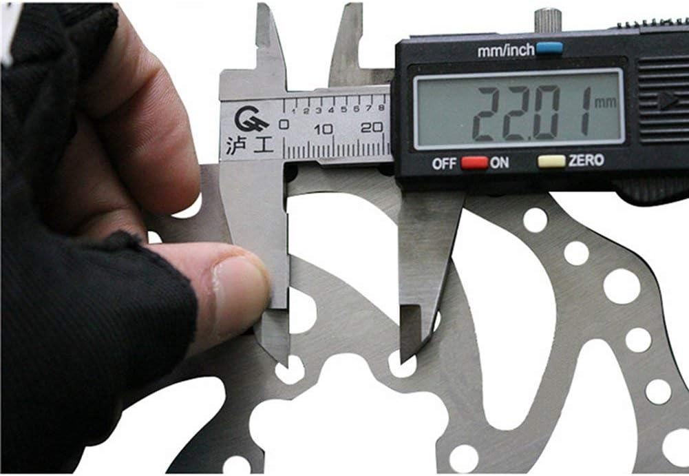 BESNIN Fahrrad Bremsscheibe 2 Stück Fahrrad Bremsscheiben 203mm mit 12 Schrauben Fahrrad Bremsscheib