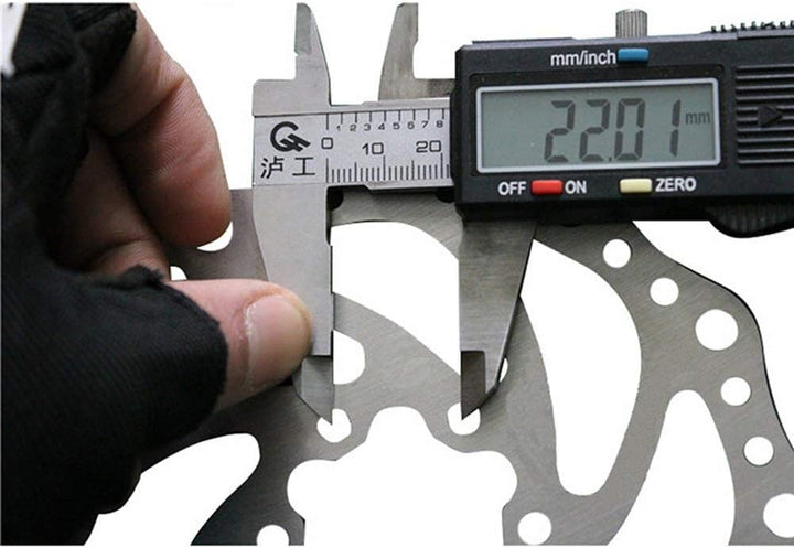 BESNIN Fahrrad Bremsscheibe 2 Stück Fahrrad Bremsscheiben 203mm mit 12 Schrauben Fahrrad Bremsscheib