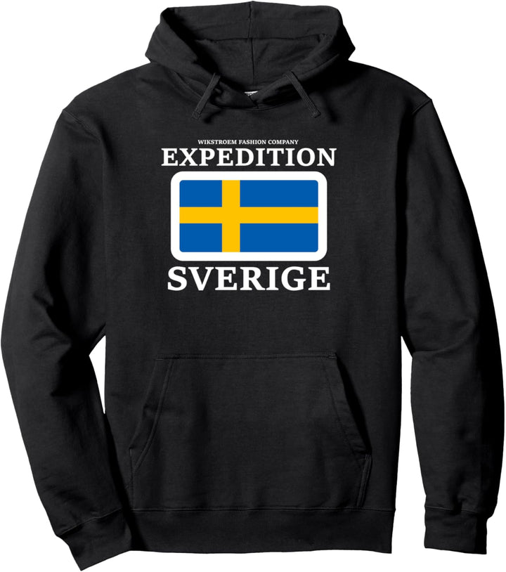 Schweden Expedition Flagge Sverige Pullover Hoodie