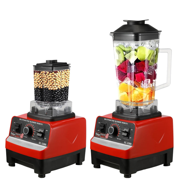 Standmixer 2-in-1, 2 l Mixer, 15 Geschwindigkeitsstufen