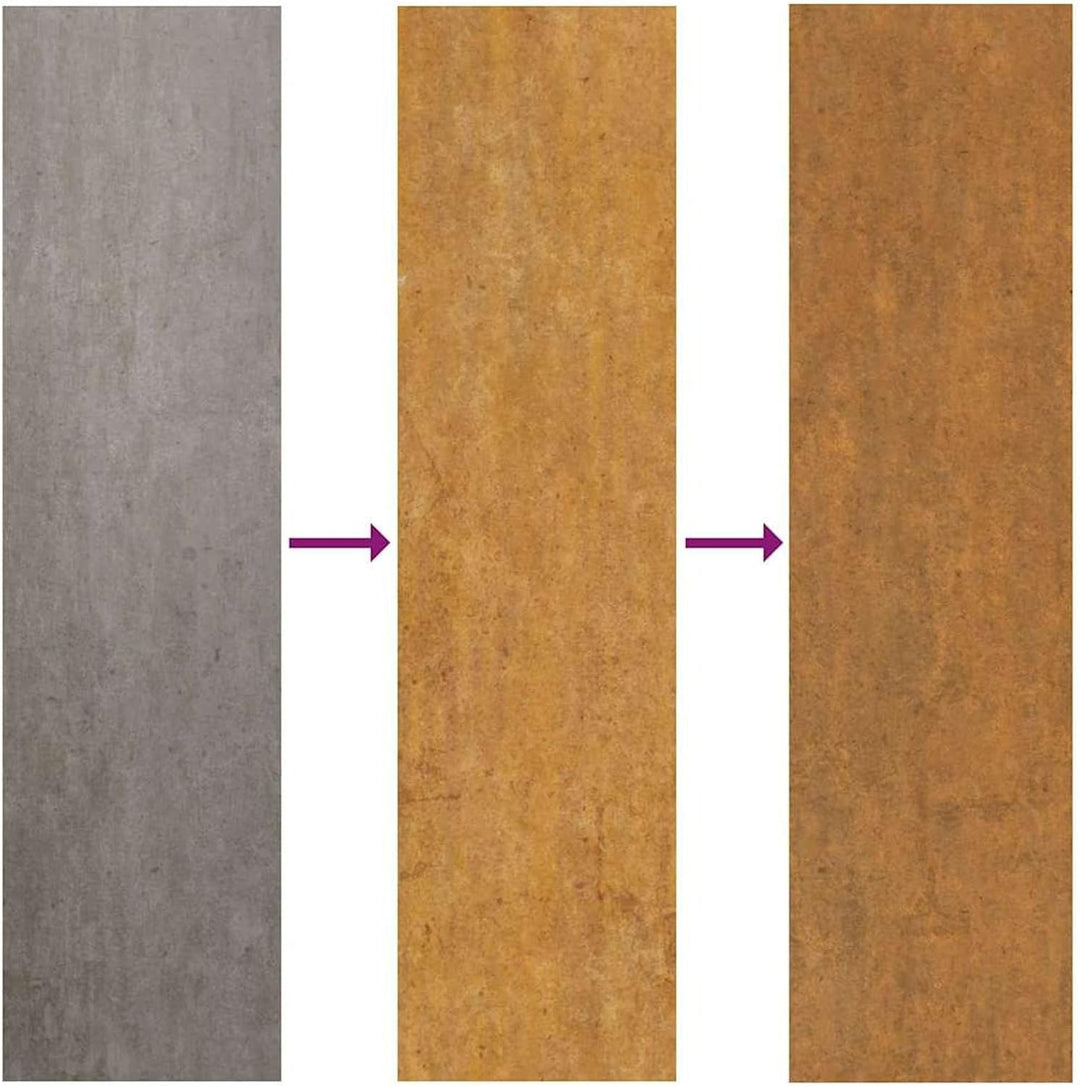 Gecheer Feuergrill, kegelförmiges Design, 60x35x100 cm, Cortenstahl, für Aussenbereich und Entspannu