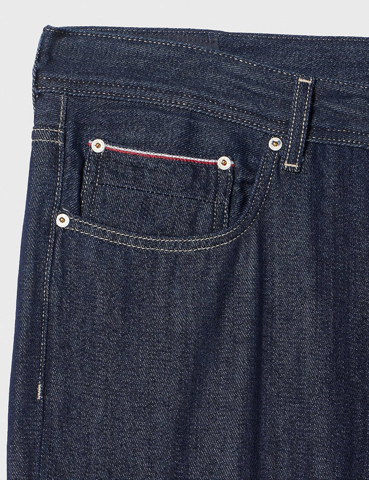 Tommy Hilfiger Herren Straight Denton Rgd Bodi Indigo Jeans 38W / 30L Denim (Bodi Indigo), 38W / 30L