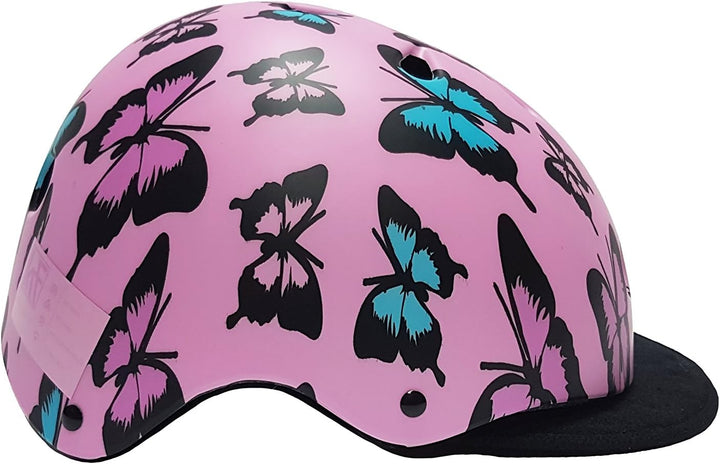 Park City Mädchen Butterfly Multisport Helm, violett, 54-56 cm