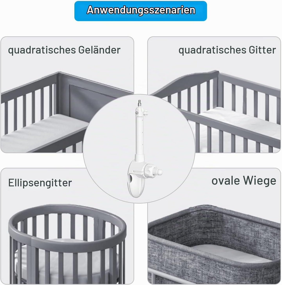 HOLACA Babyphone Clip Halterung Kamera Clip Halterung für Philips Avent Connected Videophone SCD923/