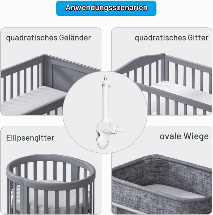 HOLACA Babyphone Clip Halterung Kamera Clip Halterung für Philips Avent Connected Videophone SCD923/