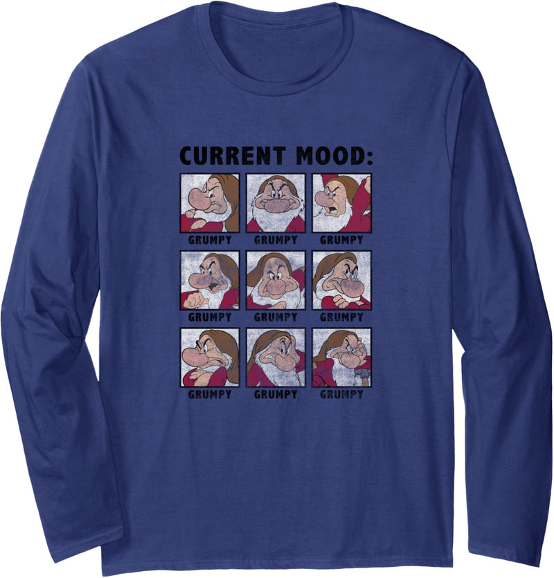 Disney Snow White Current Mood Always Grumpy Langarmshirt