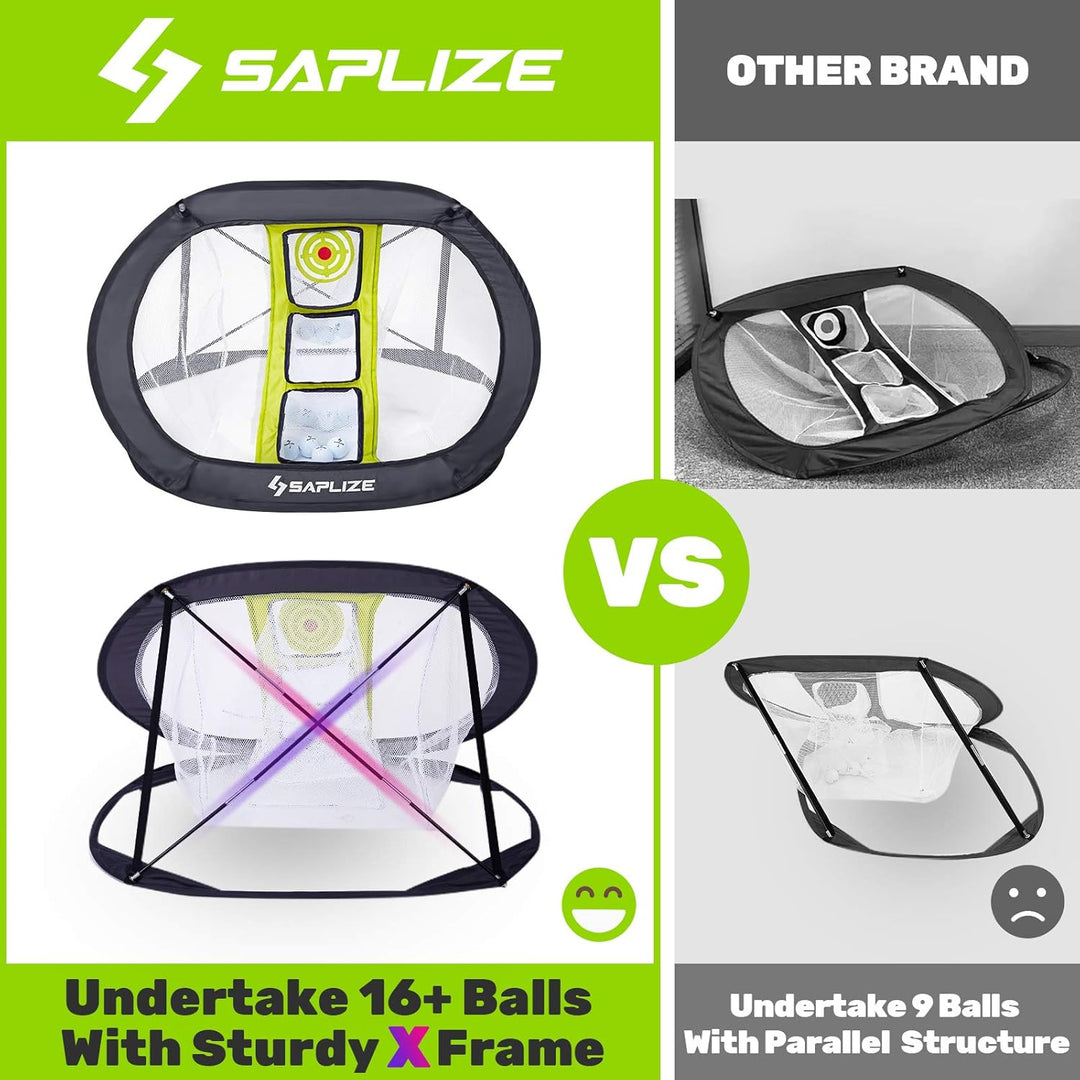 SAPLIZE Ultra-stabiles Golf Chipping Net, Indoor/Outdoor Golfziel Zubehör für Hinterhof Genauigkeit