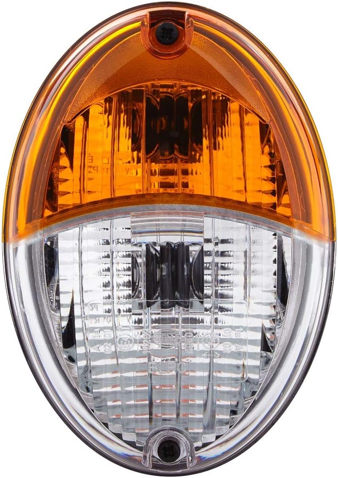 HELLA - Blinkleuchte - Agroluna - Halogen - 12V - Einbau/Anbau/geschraubt - Lichtscheibenfarbe: gelb