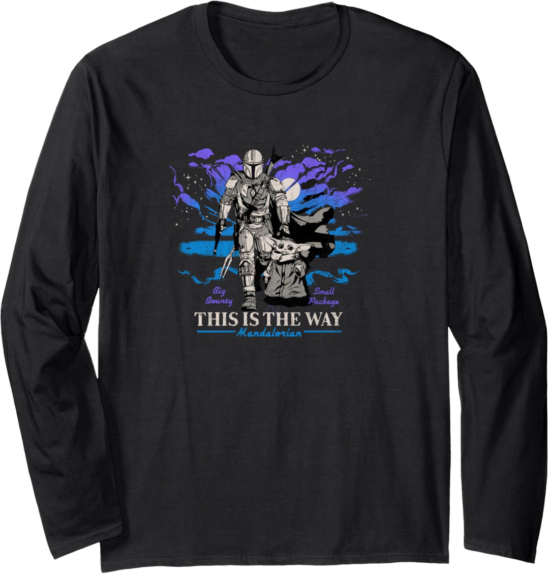 Star Wars This Is The Way Galaxy Langarmshirt