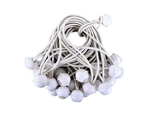 TOOLPORT 25 Stück Set Gummischlaufen Spanngummis zum Befestigen von Planen - Zeltgummis Expanderschl