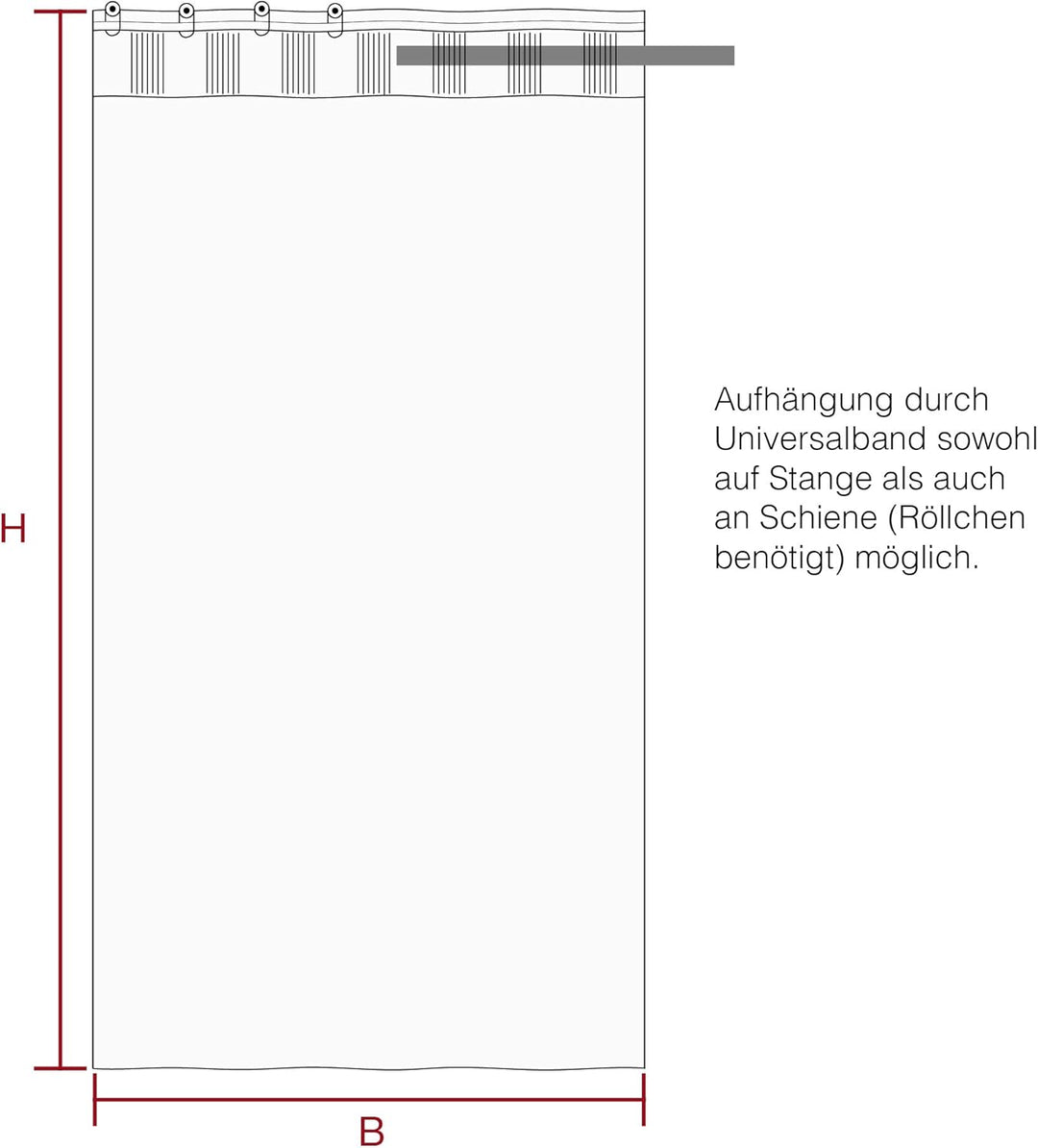 Homing blickdichter Verdunklungsvorhang Uni GardineVorhang Wohnzimmer Schlafzimmer Kinderzimmer Deko