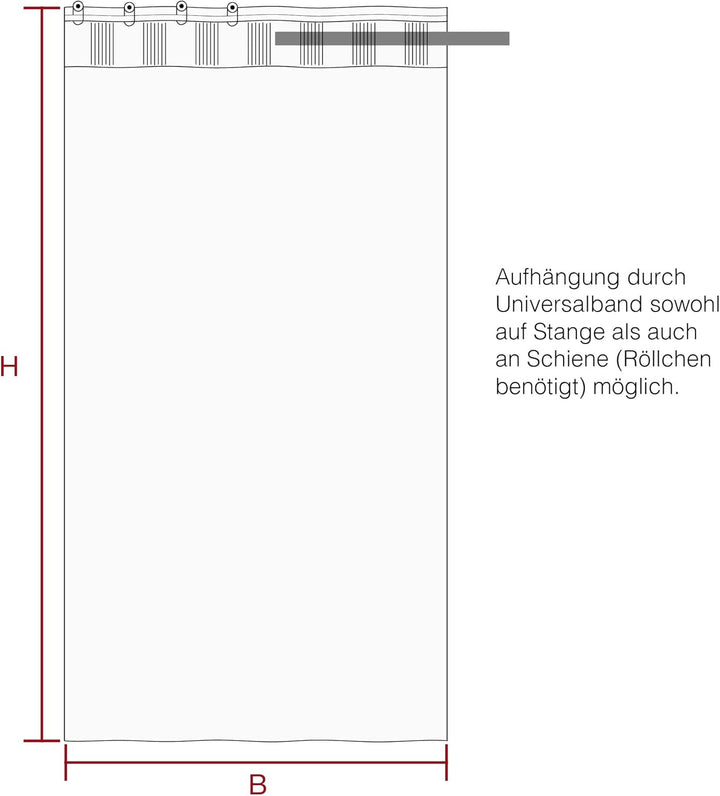 Homing blickdichter Verdunklungsvorhang Uni GardineVorhang Wohnzimmer Schlafzimmer Kinderzimmer Deko