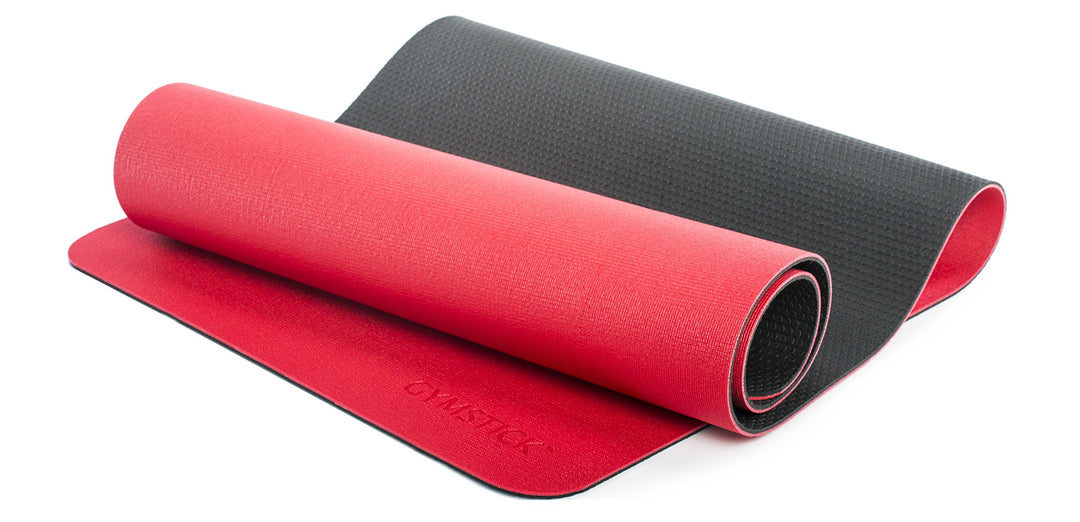 Gymstick Pro Yoga Platzset, rot/schwarz, Einheitsgrösse