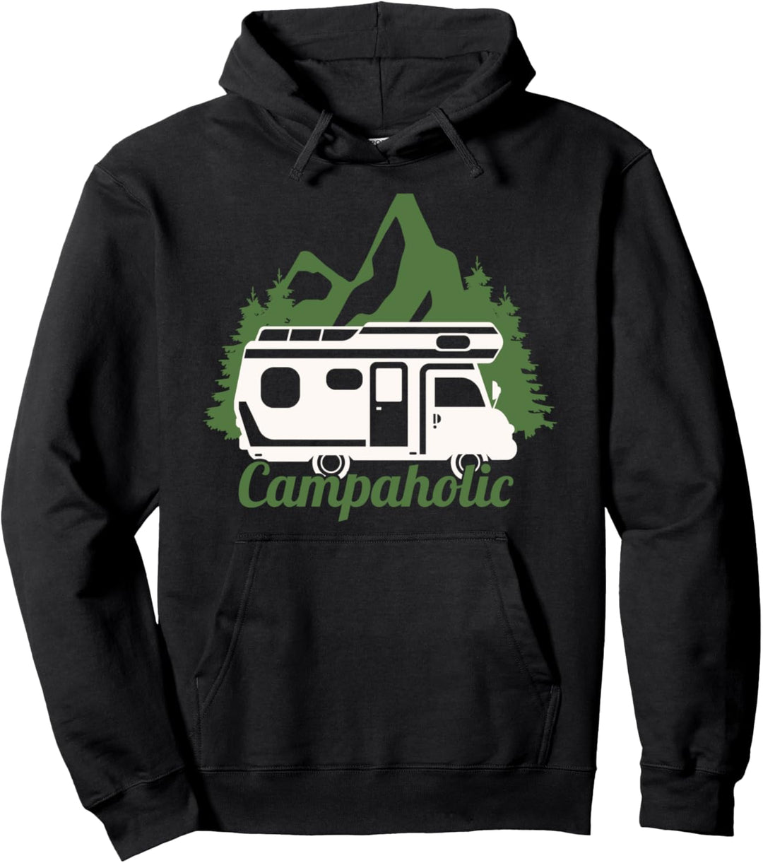 Wohnmobil Camping Campaholic Road Trip Camper Geschenk Pullover Hoodie