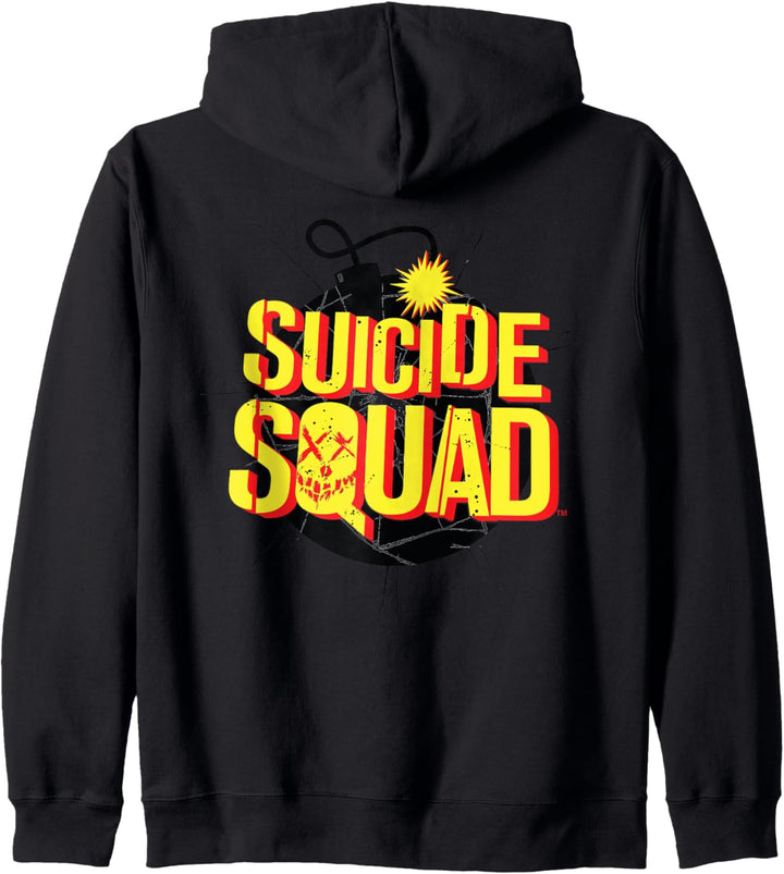 DC Suicide Squad Logo-Bombe Kapuzenjacke