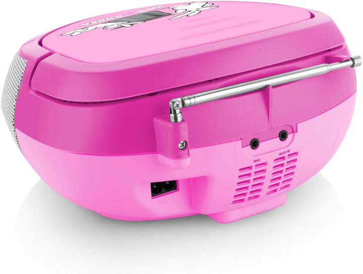 GOGEN Karaoke CD-Player I Bluetooth I USB Port I Karaokemikrofon I Kopfhöreranschluss I Karaokeplaye