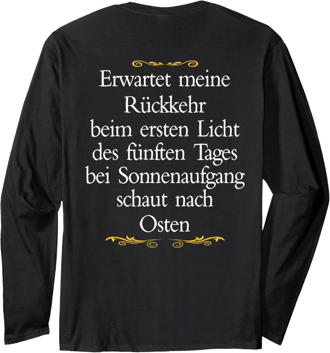 ich gehe jetzt wein trinken - erwartet meine Rückkehr Langarmshirt
