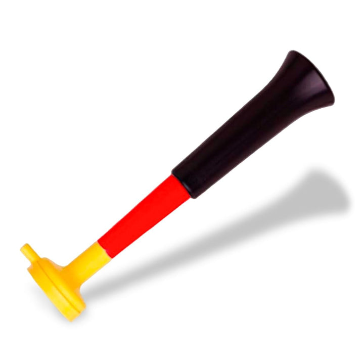 FUN FAN LINE - Pack x3 Plastik Vuvuzela Trompeten. Zubehör für Fussball- und Sportfeste. Geräuschvol