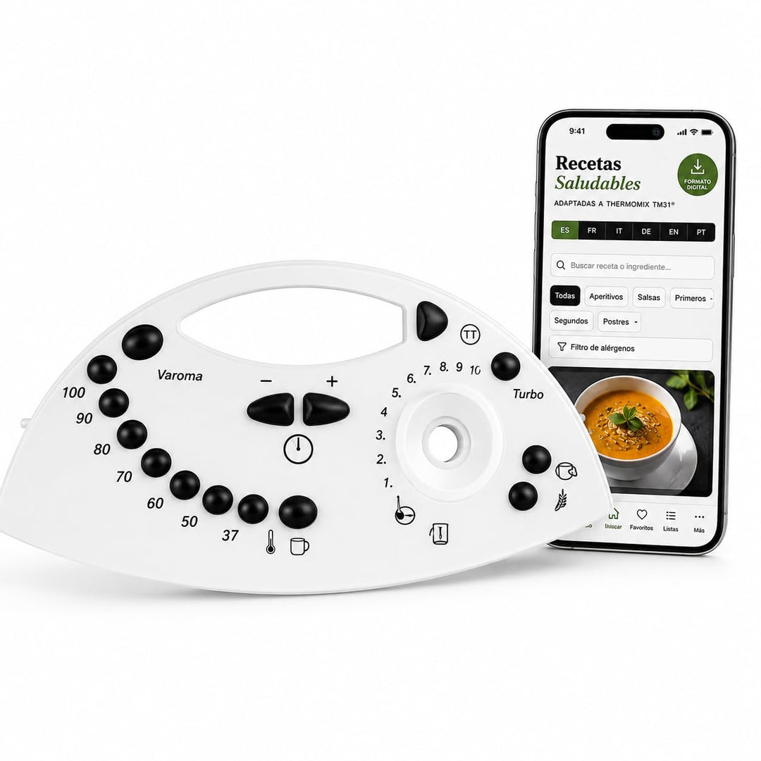 Thermomix TM31 Knopf | Frontpanel komplett mit Membran-Tastatur | Ersatzteile, Zubehör für den Therm