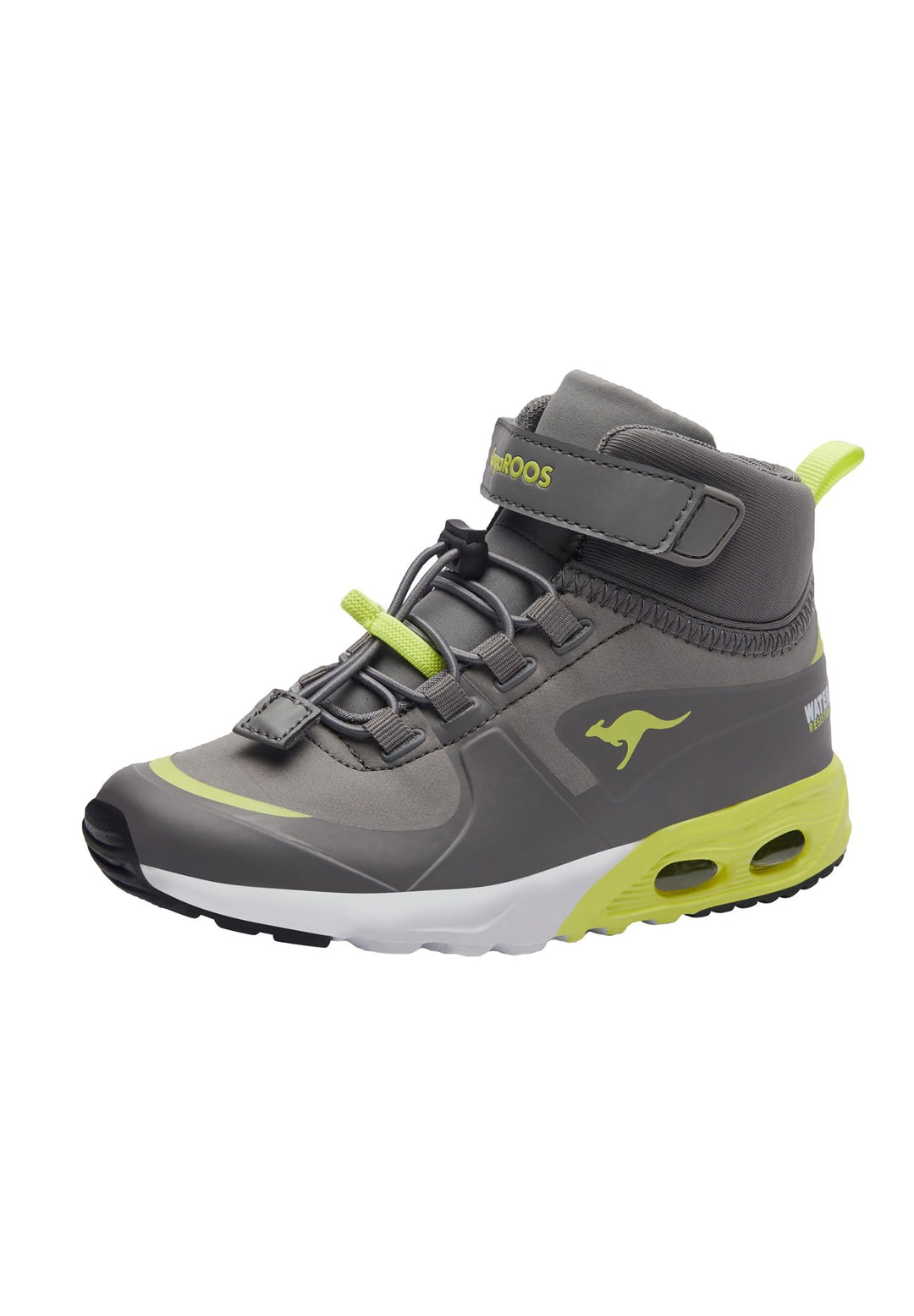 KangaROOS Unisex Kinder Kx-Hydro Sneaker 27 EU Ultimate Grey Limetta, 27 EU Ultimate Grey Limetta