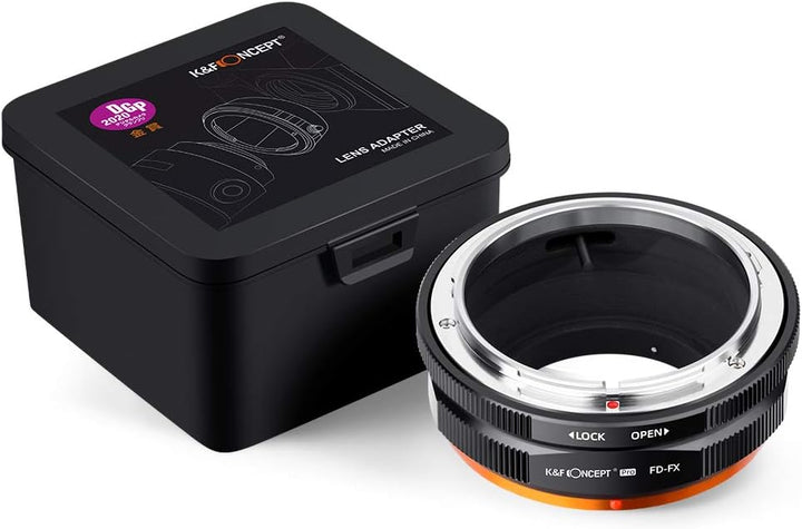 K&F Concept FD-FX Hochpräziser Objektivadapter，Kompatibel mit Canon FD FL-Objektiven bei Fujifilm FX